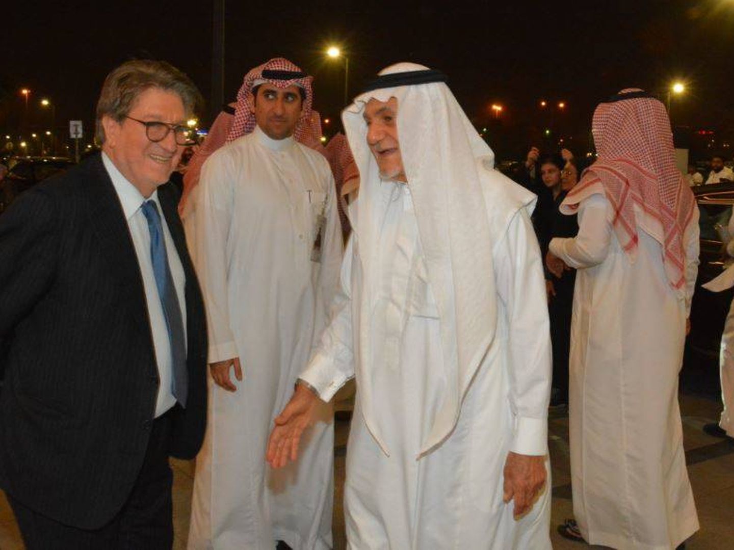 En el estreno en Riad de la película 'Nacido rey'. (Cortesía del productor)
