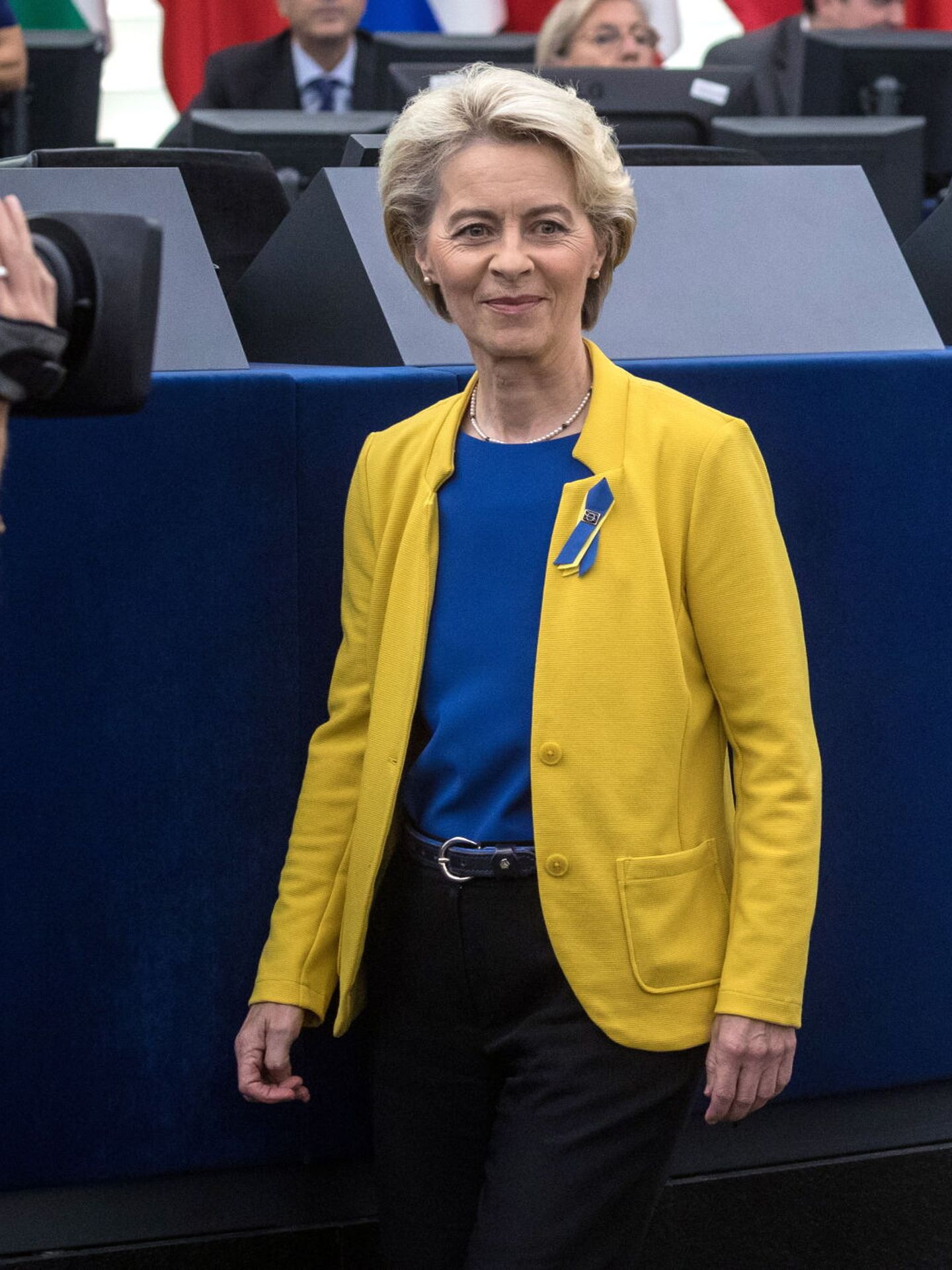 Ursula von der Leyen, en una de sus visitas al Parlamento Europeo. (Reuters) 