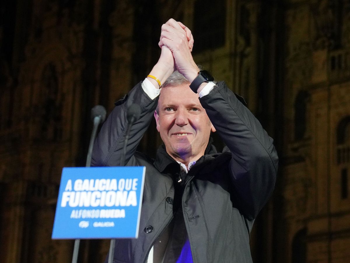 Foto: El candidato del PP de Galicia a la Presidencia de la Xunta, Alfonso Rueda. (Europa Press/Álvaro Ballesteros)