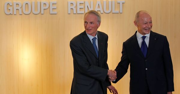 Foto: Jean-Dominique Senard y Thierry Bolloré. (Reuters)