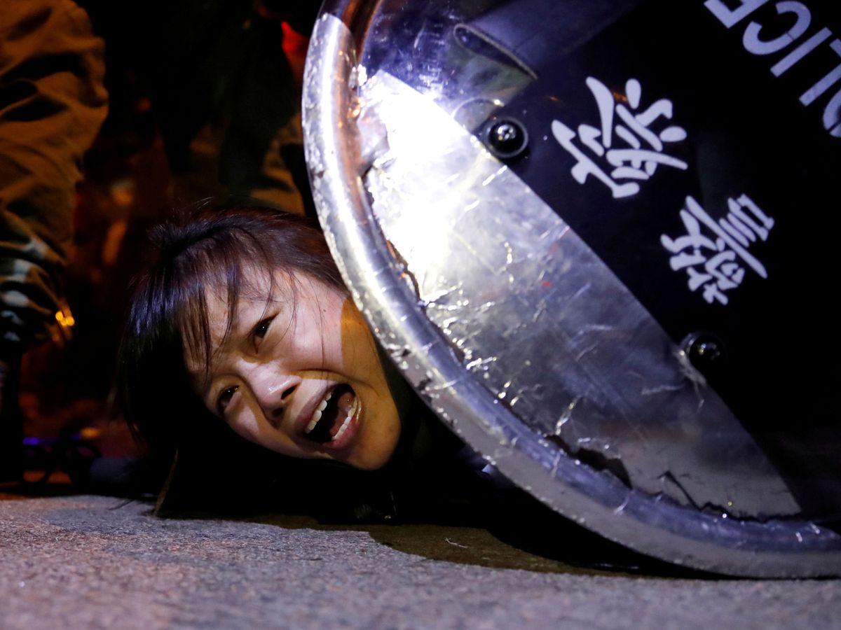 Foto: Foto de archivo de las protestas contra la Ley de Extradición en Hong Kong. (Reuters)