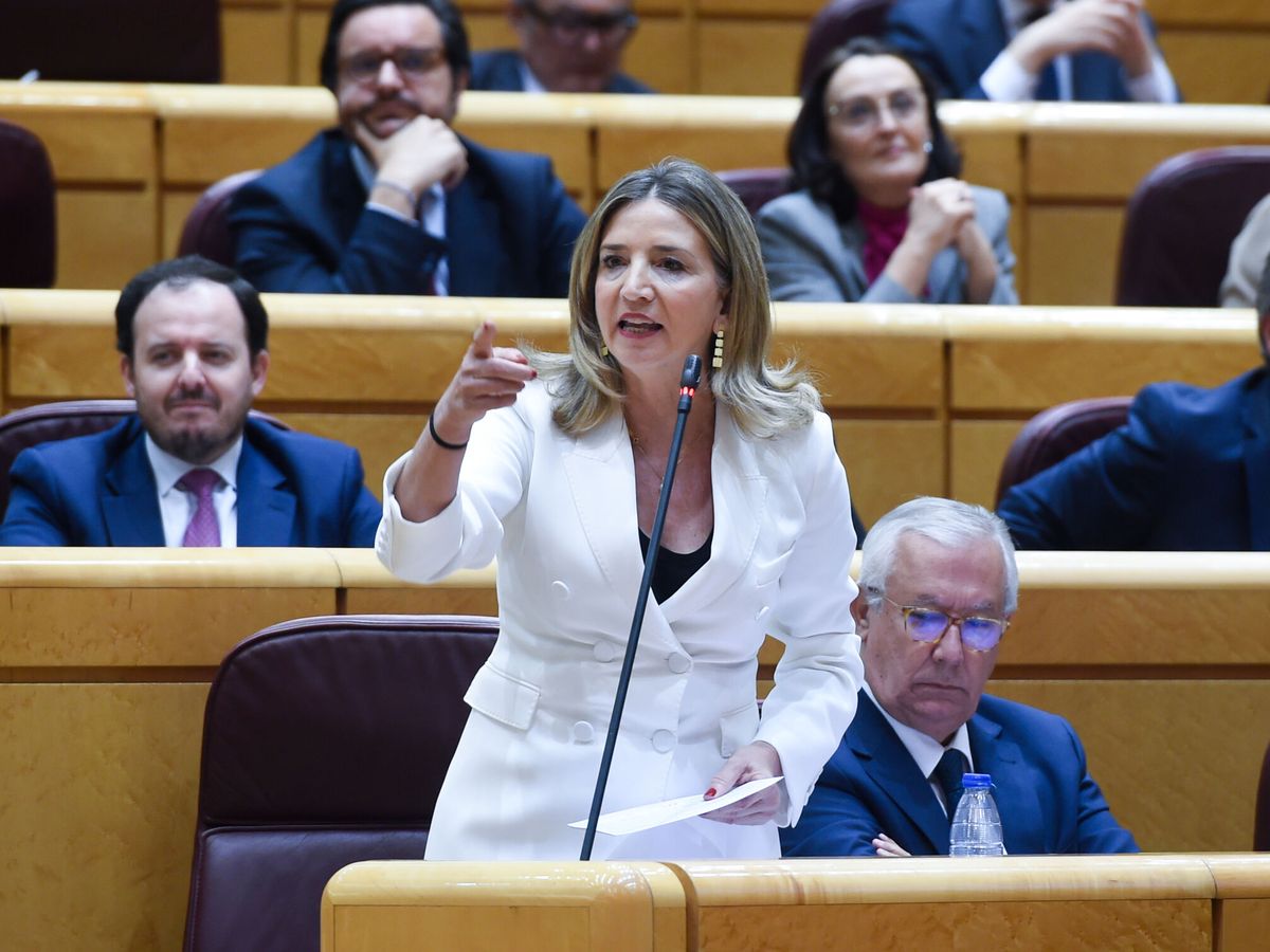 Foto: La portavoz del PP en el Senado, Alicia García (Gustavo Valiente / Europa Press)