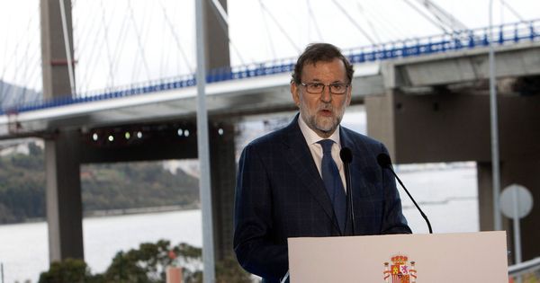 Foto: Rajoy este sábado en Pontevedra. (EFE)