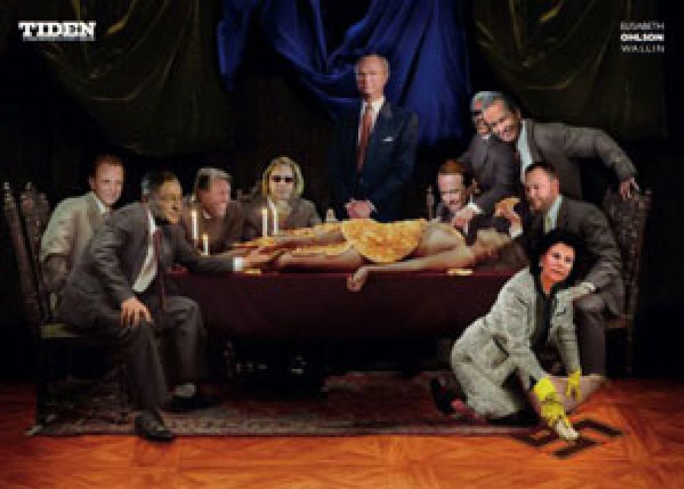 Foto: La Casa Real sueca, indignada con un fotomontaje satírico