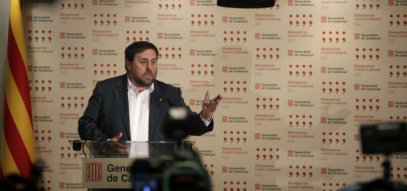 El vicepresidente y 'conseller' económico de la Generalitat, Oriol Junqueras. (EFE)