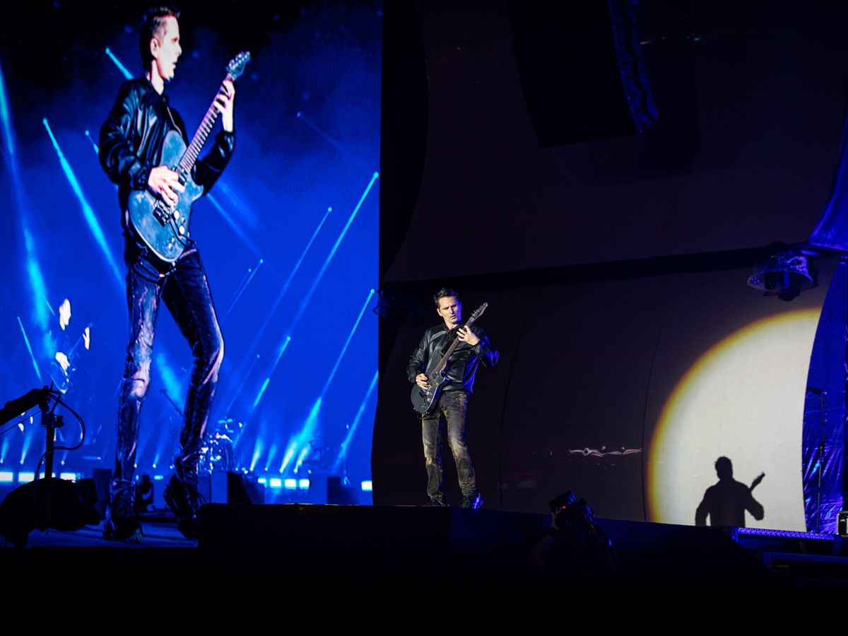 Foto: Muse, en una actuación del festival Rock in Rio de Lisboa en junio de 2022. (EFE/EPA/Jose Sena Goulao)