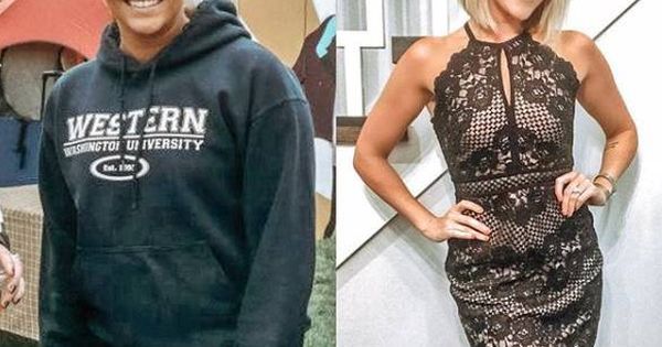 Foto: El sorprendente antes y después de Jess. (Instagram)