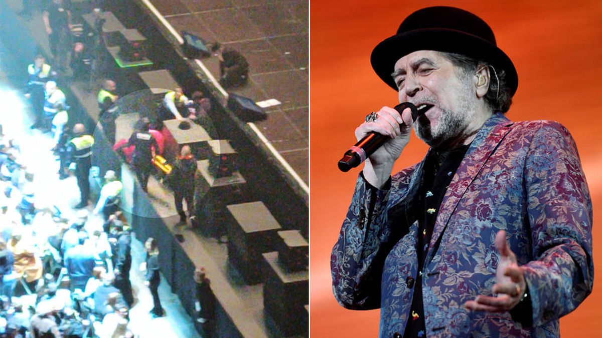 Joaquín Sabina suspende su concierto en Madrid tras caerse del escenario