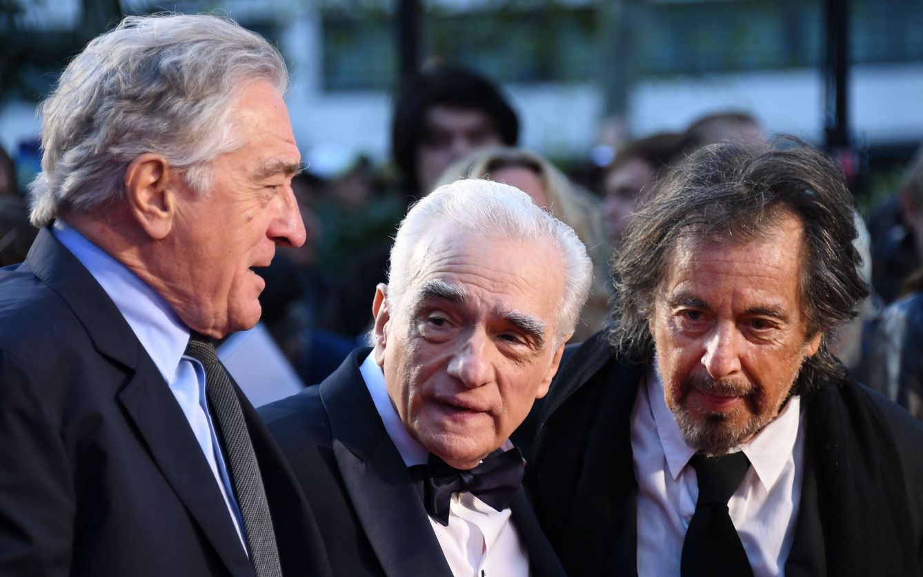 Robert De Niro, Martin Scorsese y Al Pacino. (EFE)