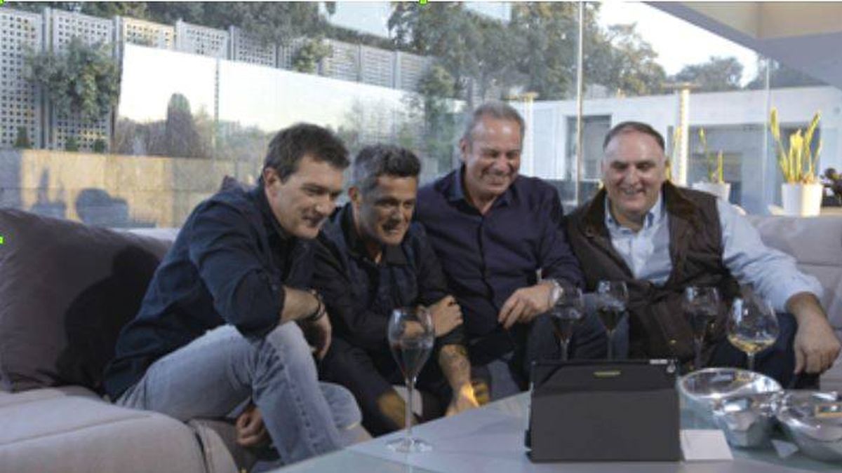 Bertín reúne a Alejandro Sanz, Banderas, Iker Casillas y el chef José Andrés