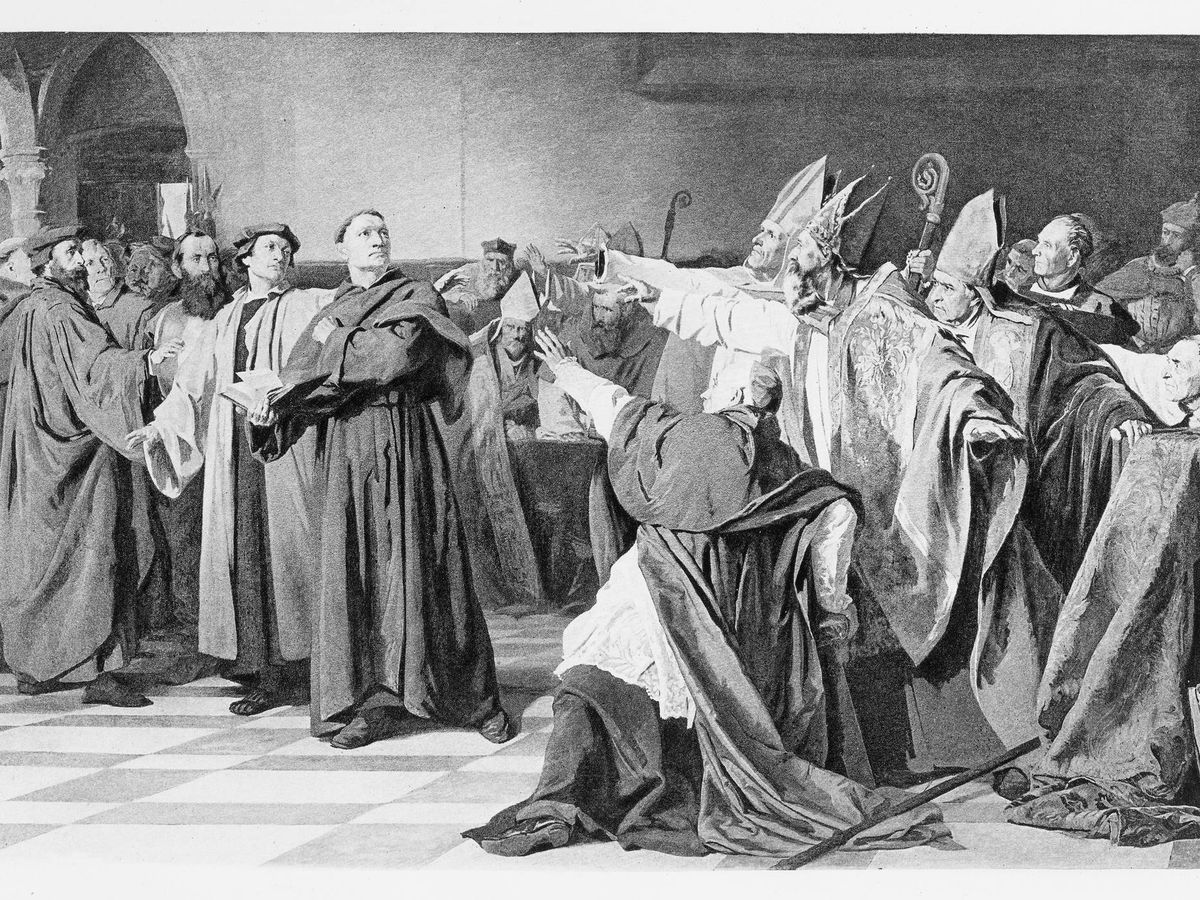 Foto: Martin Lutero grabado 1894. Fuente: iStock