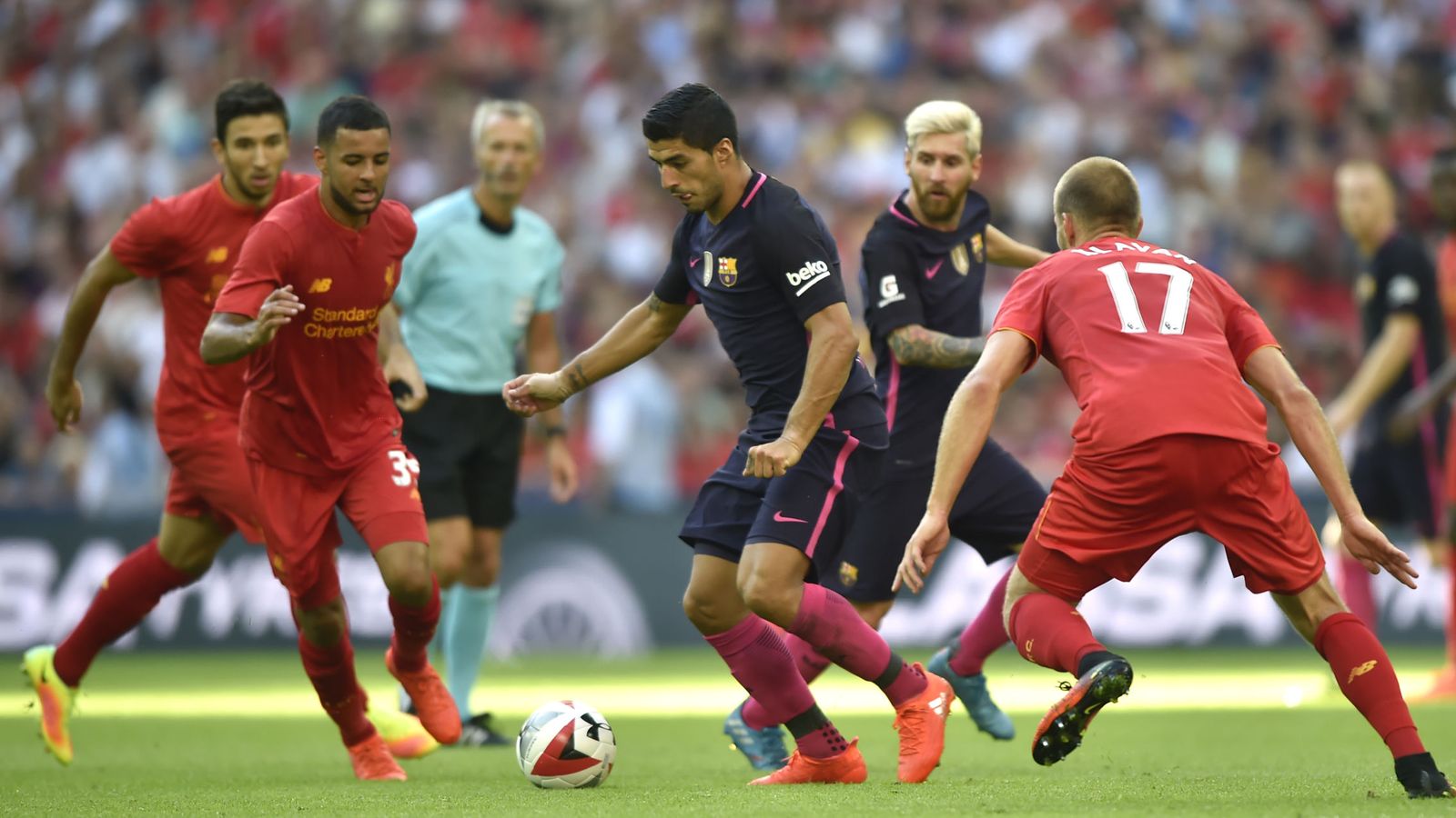 Foto: El Barcelona sucumbió con estrépito ante el Liverpool en Wembley (Reuters)