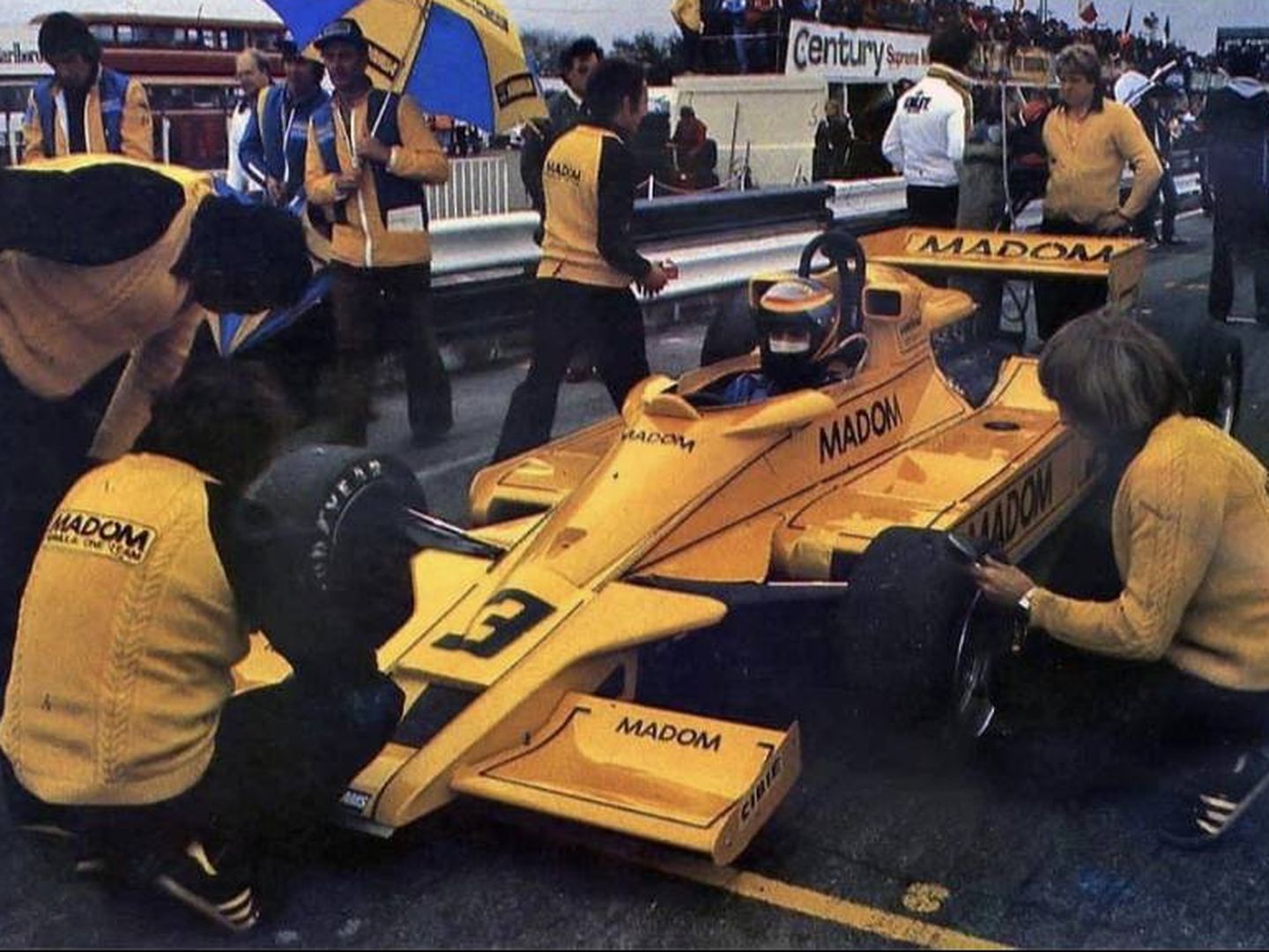 De Villota, con el Lotus 78, en el campeonato Aurora F1, en 1979
