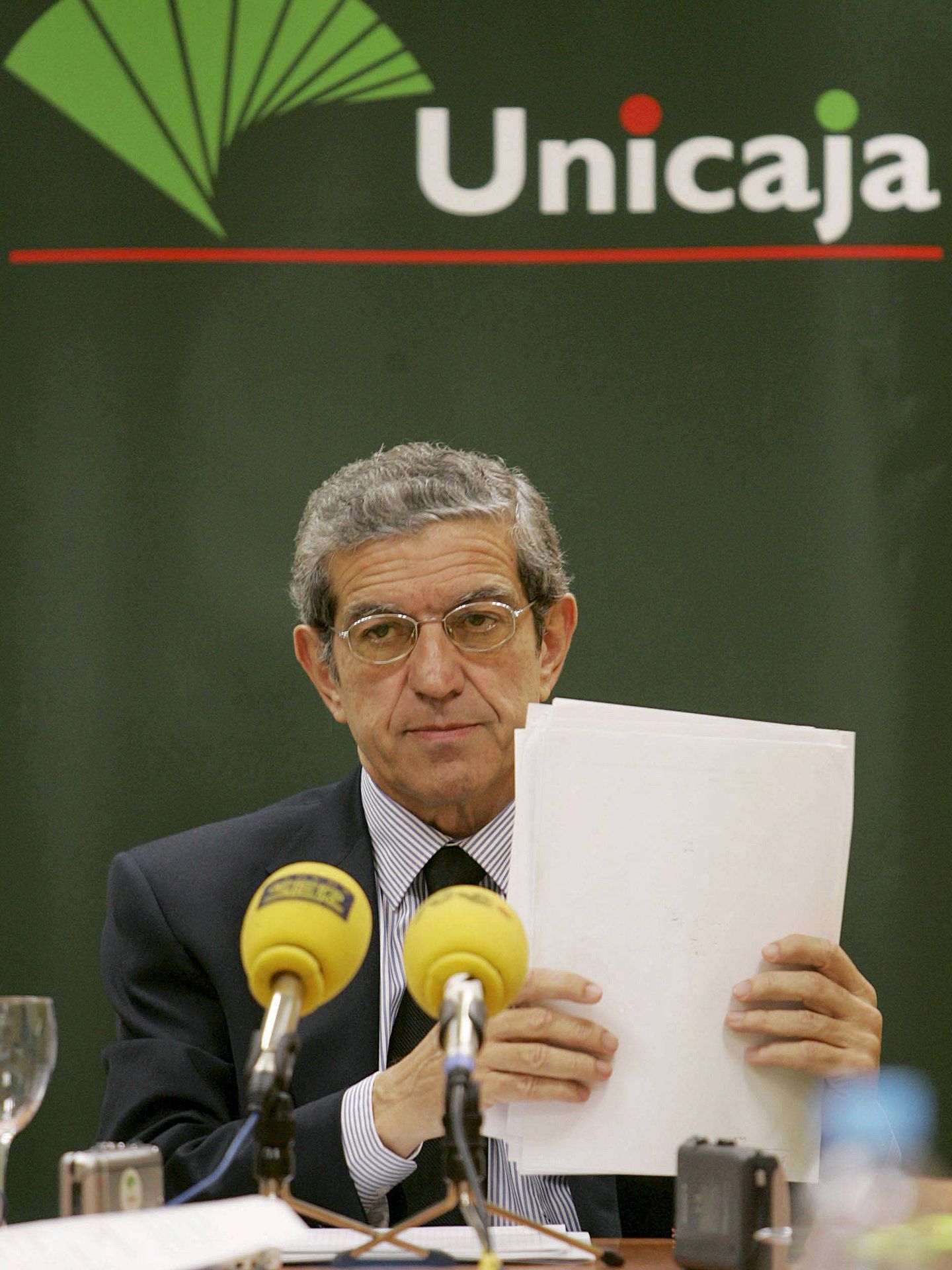 El presidente de Unicaja, Braulio Medel (Efe)