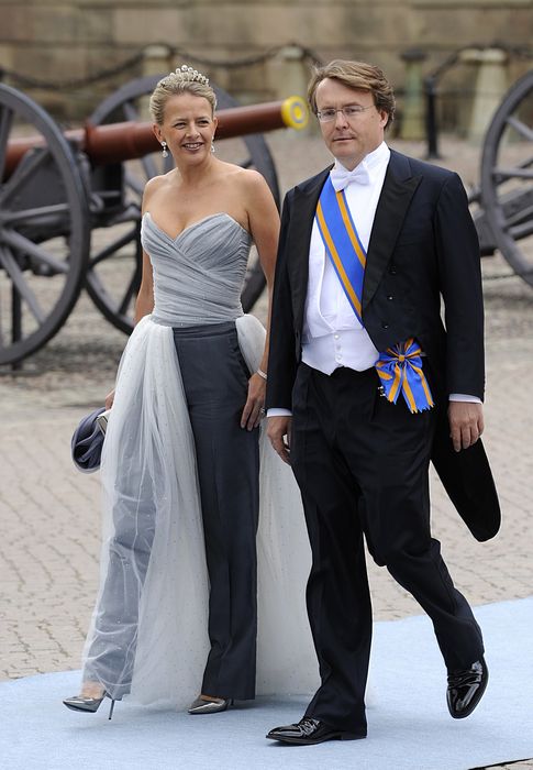 Foto: Friso junto a su esposa Mabel en la boda de Victoria de Suecia