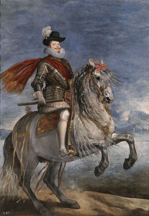 Foto: Retrato de Felipe III a caballo, de Velázquez. (Wikipedia Commons)