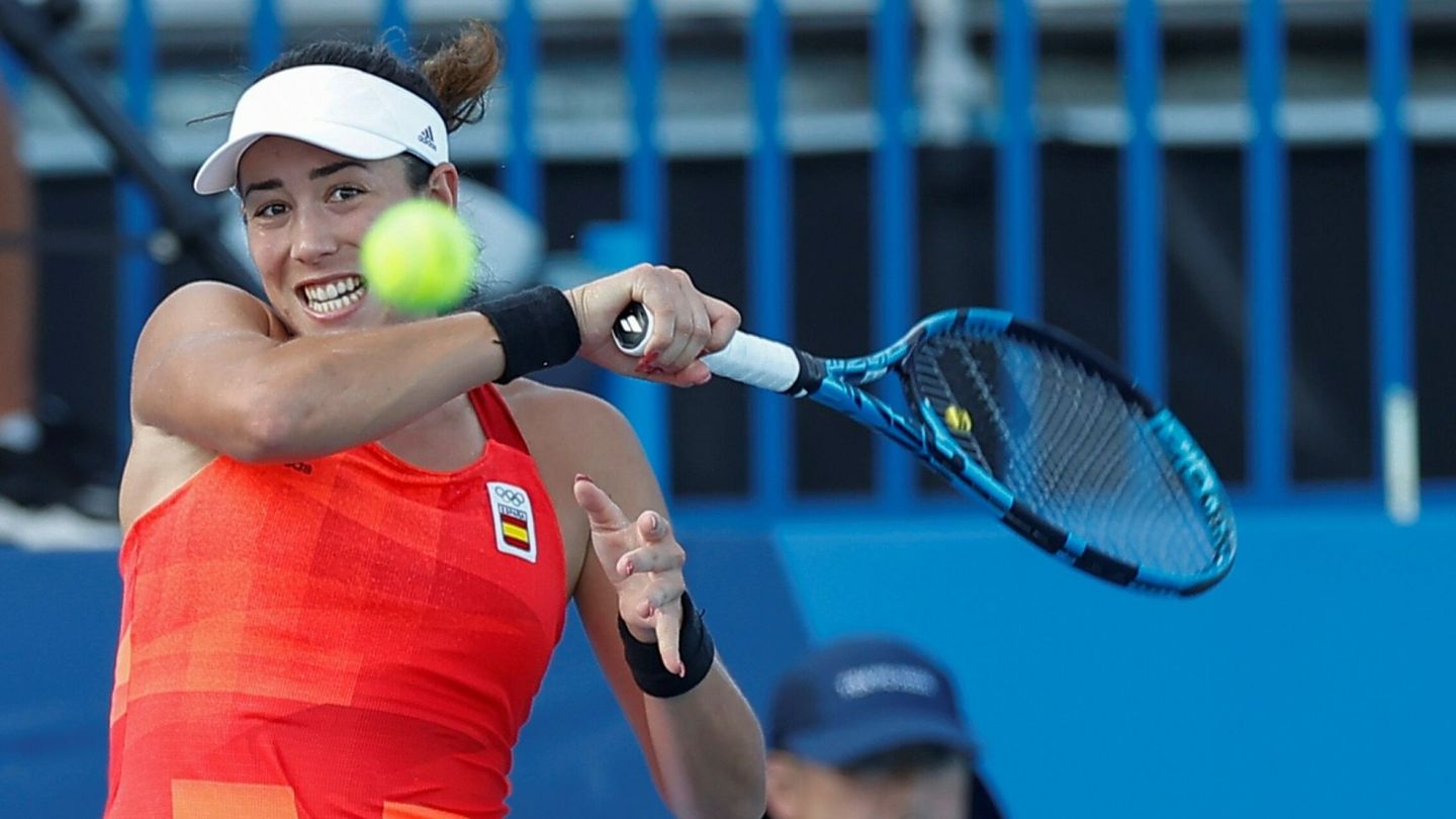 La tenista española Garbiñe Muguruza. (Reuters)