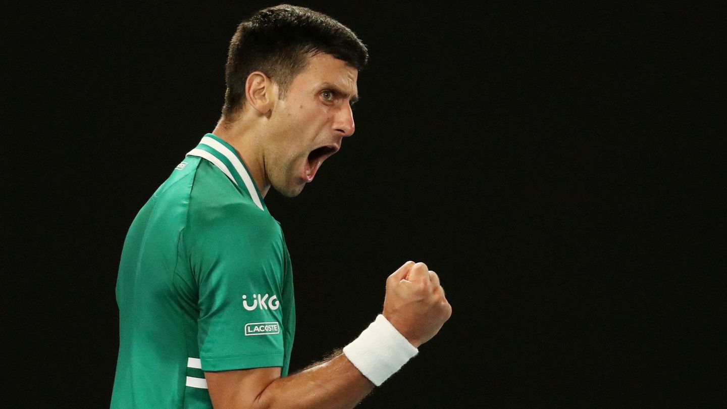 Djokovic celebra un punto. (Reuters/Asanka Brendon)