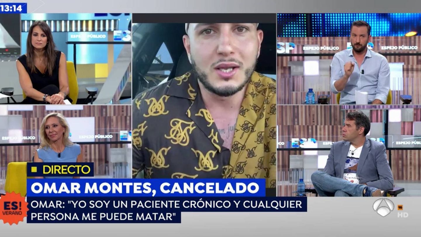 Omar Montes en 'Espejo público'. (Atresmedia Televisión)