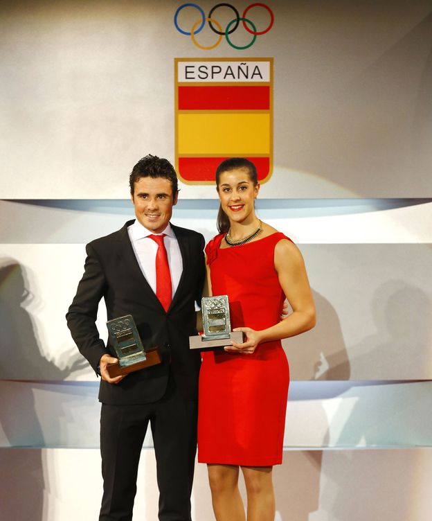 Foto: Gómez Noya y Marín premiados por el COE (Efe).