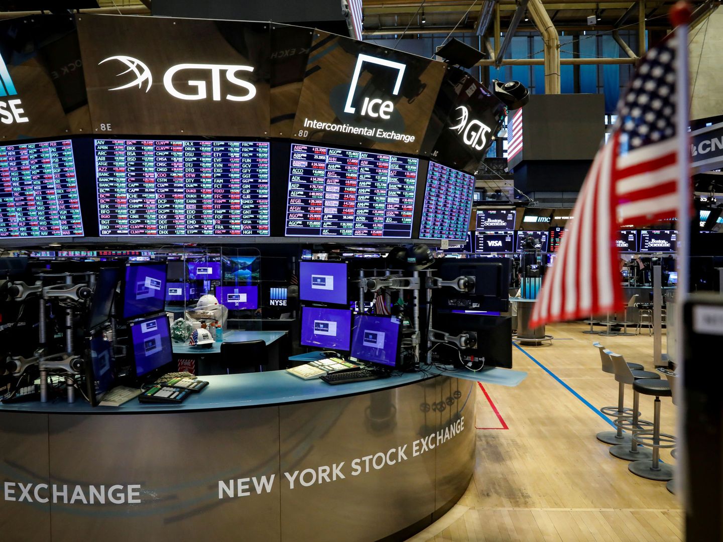 Interior de Wall Street. (Reuters)