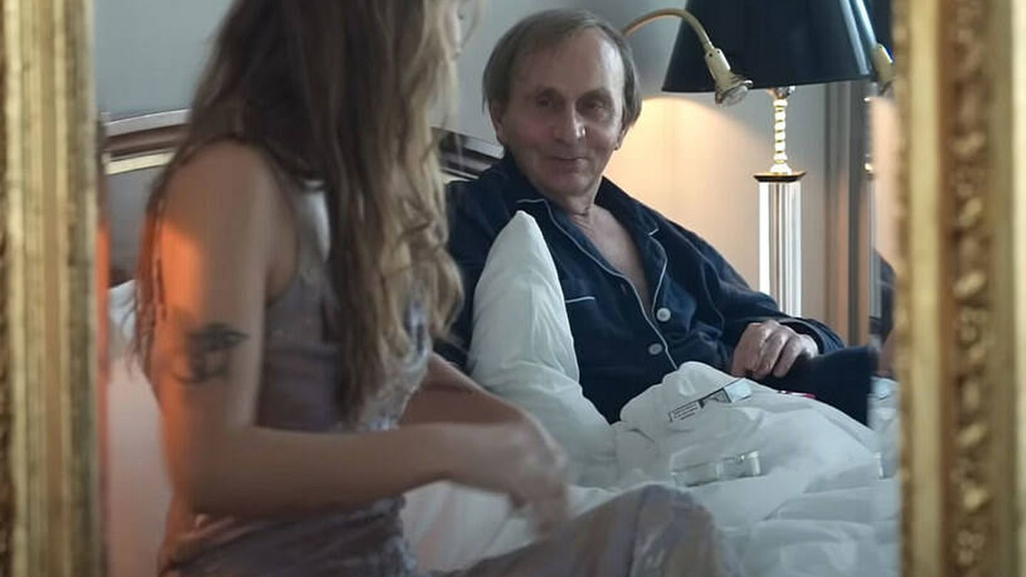Michael Houellebecq en una escena del trailer de 'Kirac 27'. 