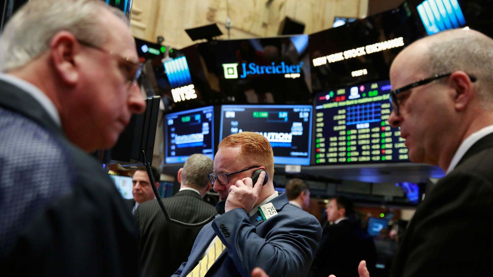 Foto: Traders en el parqué de la Bolsa de Nueva York (Reuters)