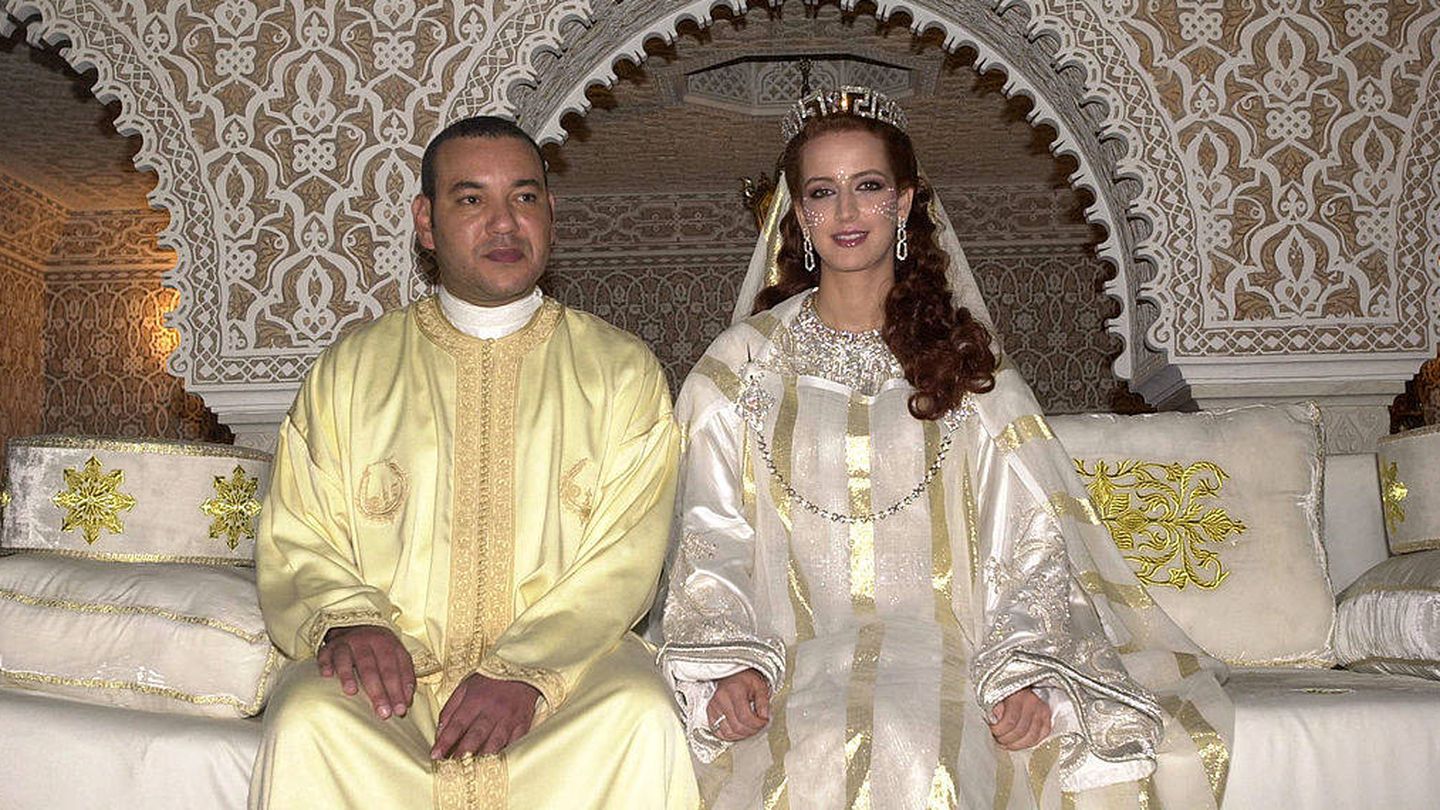  Mohamed VI y Lala Salma. (Getty)