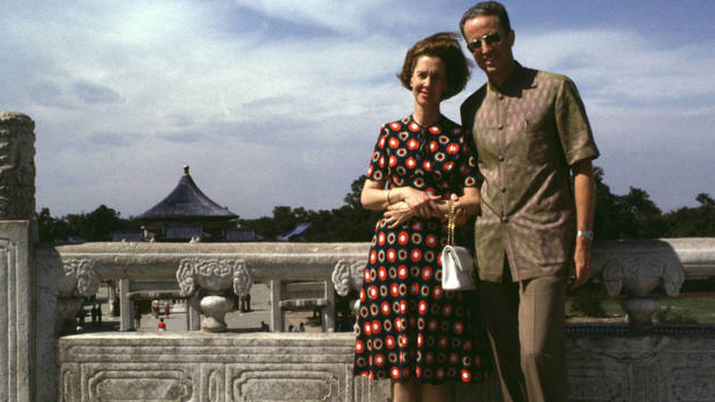  Los reyes Balduino y Fabiola de Bélgica, de viaje en China. (Getty)