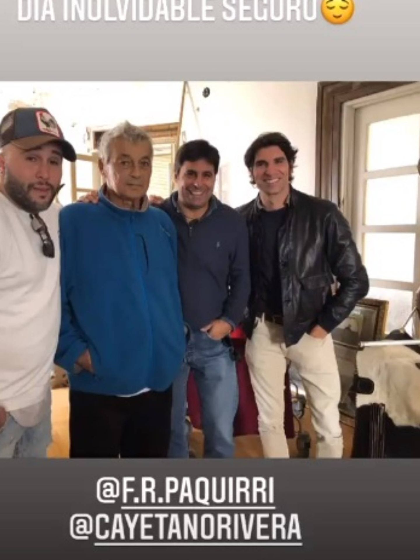 Así vivió Kiko Rivera el encuentro con sus hermanos y su tío. (Instagram stories @riverakiko)
