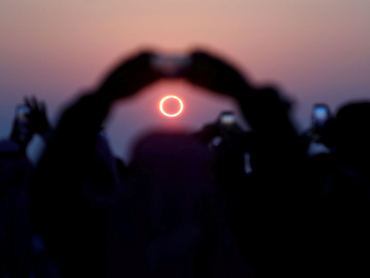 Foto: Eclipse solar anular de 2019. (Reuters)