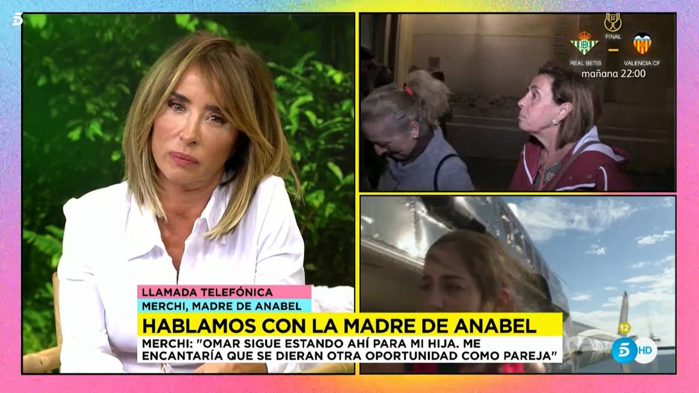 Merchi, madre de Anabel Pantoja, en 'Sálvame'. (Mediaset)