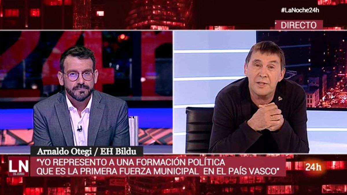 La entrevista de TVE a Arnaldo Otegi dobla la audiencia de 'La noche en 24h'