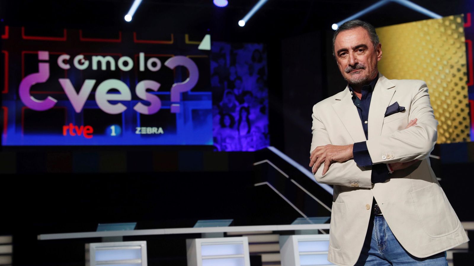 Foto: Carlos Herrera, en la presentación de su programa en TVE. (EFE)