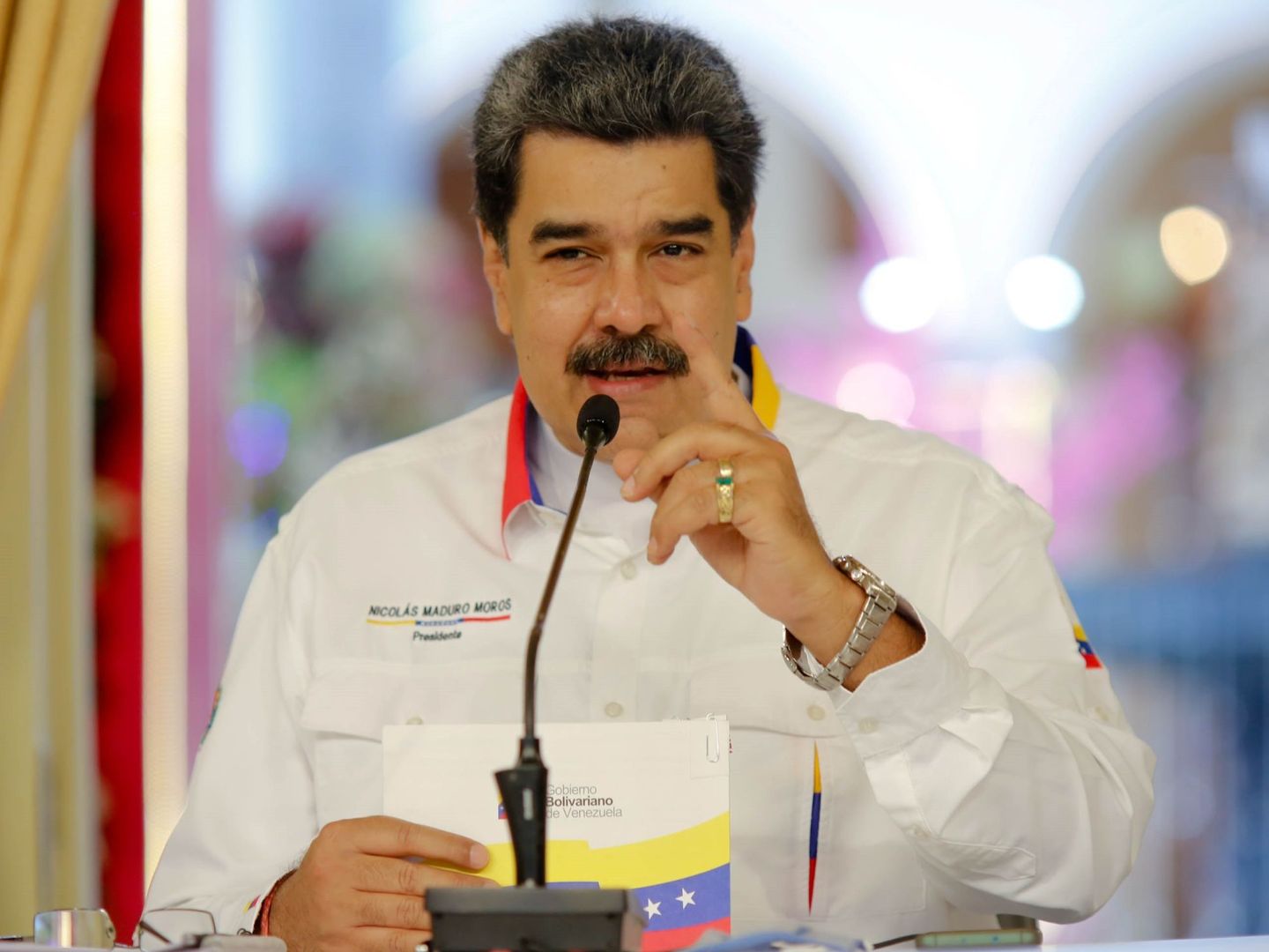 El presidente venezolano, Nicolás Maduro, en un acto de gobierno. (EFE)