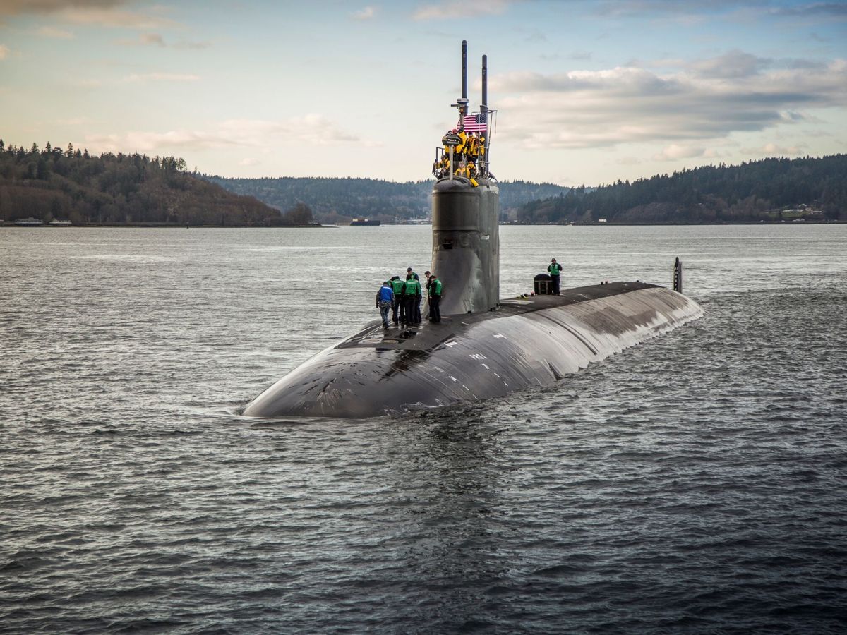 Foto: El submarino estadounidense USS Connecticut en una foto de archivo. (EFE)