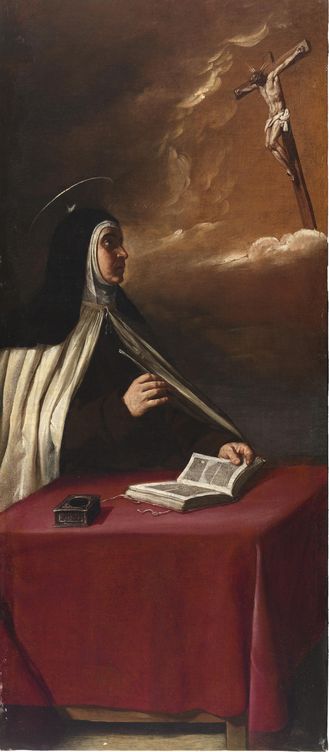 'Aparición de Cristo crucificado a santa Teresa de Jesús', de Alonso Cano (1629)