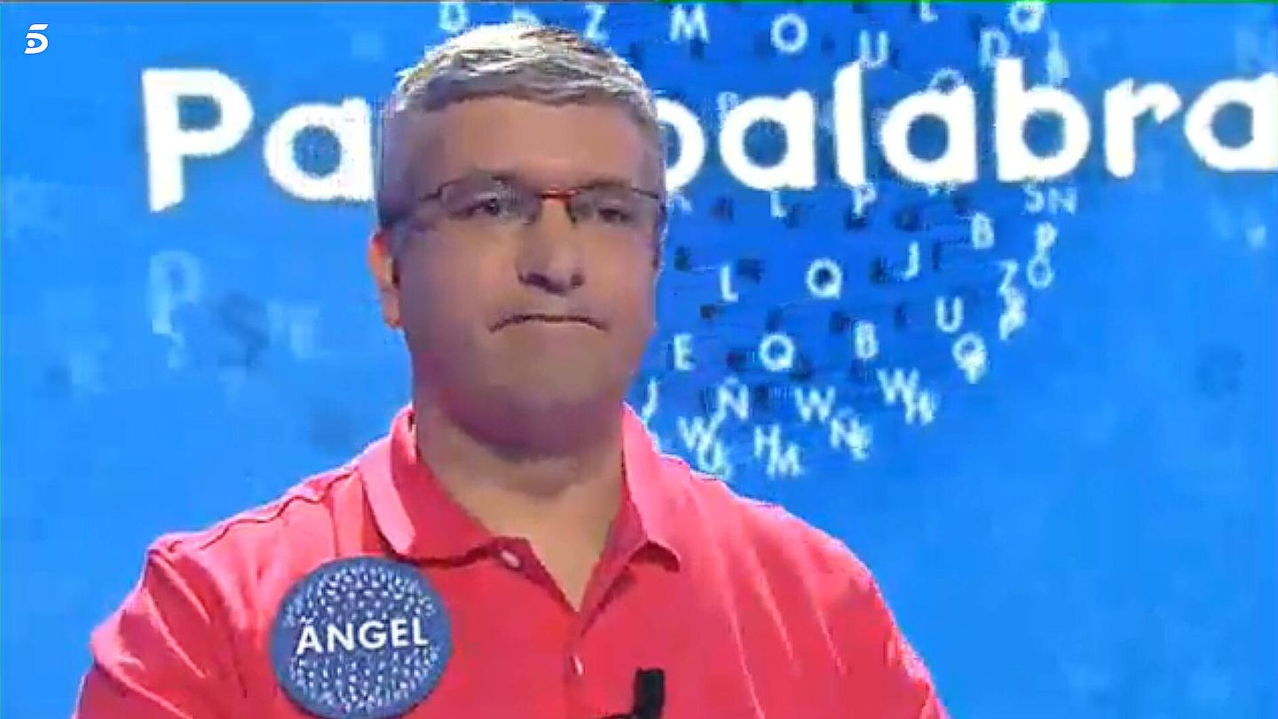 Ángel Saavedra, en 'Pasapalabra'. (Telecinco)