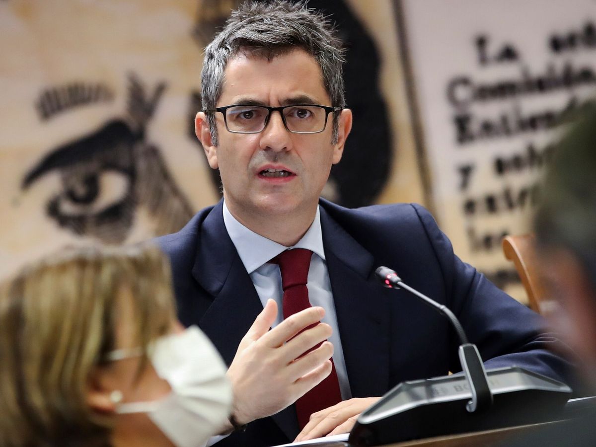 Foto: El ministro de la Presidencia, Relaciones con las Cortes y Memoria Democrática, Félix Bolaños. (EFE/David Fernández)