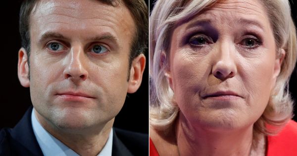 Foto: Emmanuel Macron y la líder del Frente Nacional, Marine Le Pen. (Reuters)