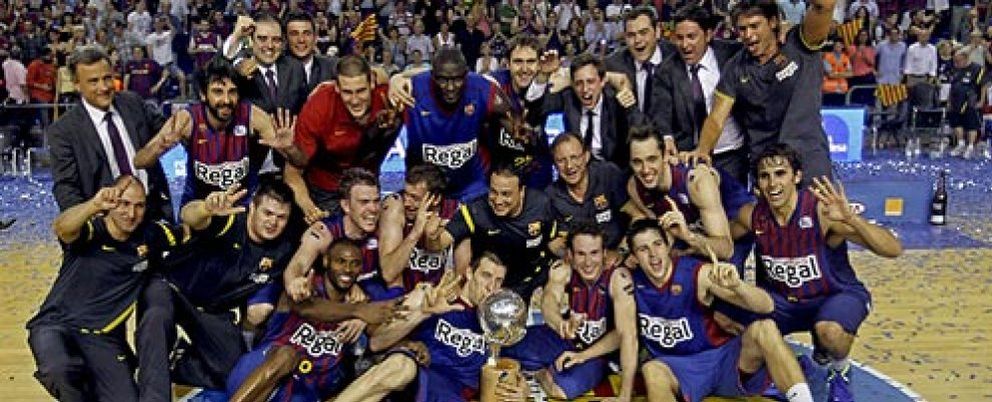 Foto: El Barça no perdona y hace valer el factor cancha para conquistar un nuevo título de la Liga ACB