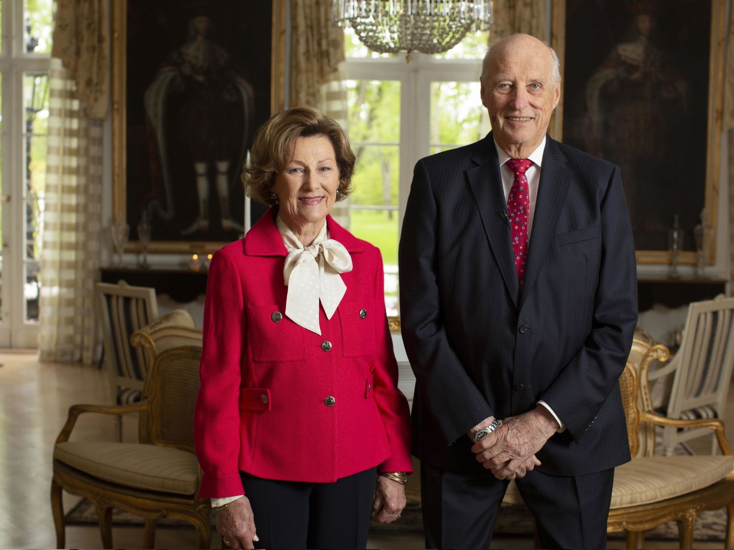 Los reyes Harald y Sonia, en una imagen reciente. (EFE)