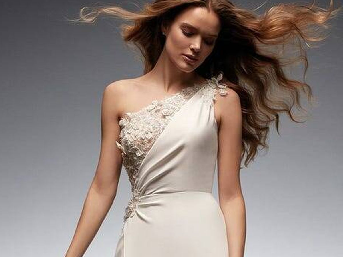 Foto: Vestido de novia de la nueva colección de Nicole Milano. (Cortesía)