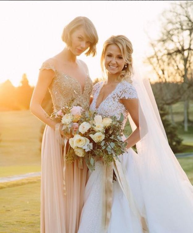 Foto: Taylor Swift junto a su amiga Britany (Instagram)