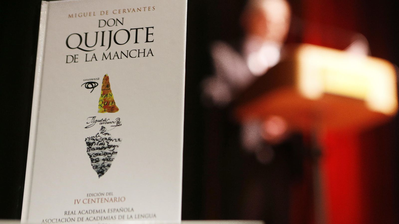Foto: Lectura del Quijote en el Día del Libro (EFE)