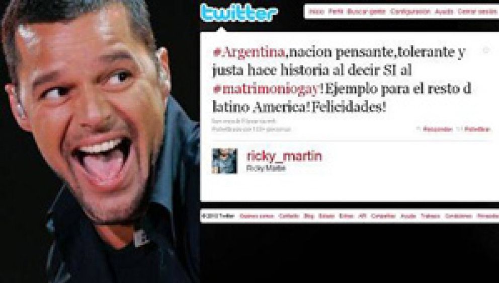 Foto: Ricky Martin, el gran apoyo de la comunidad gay