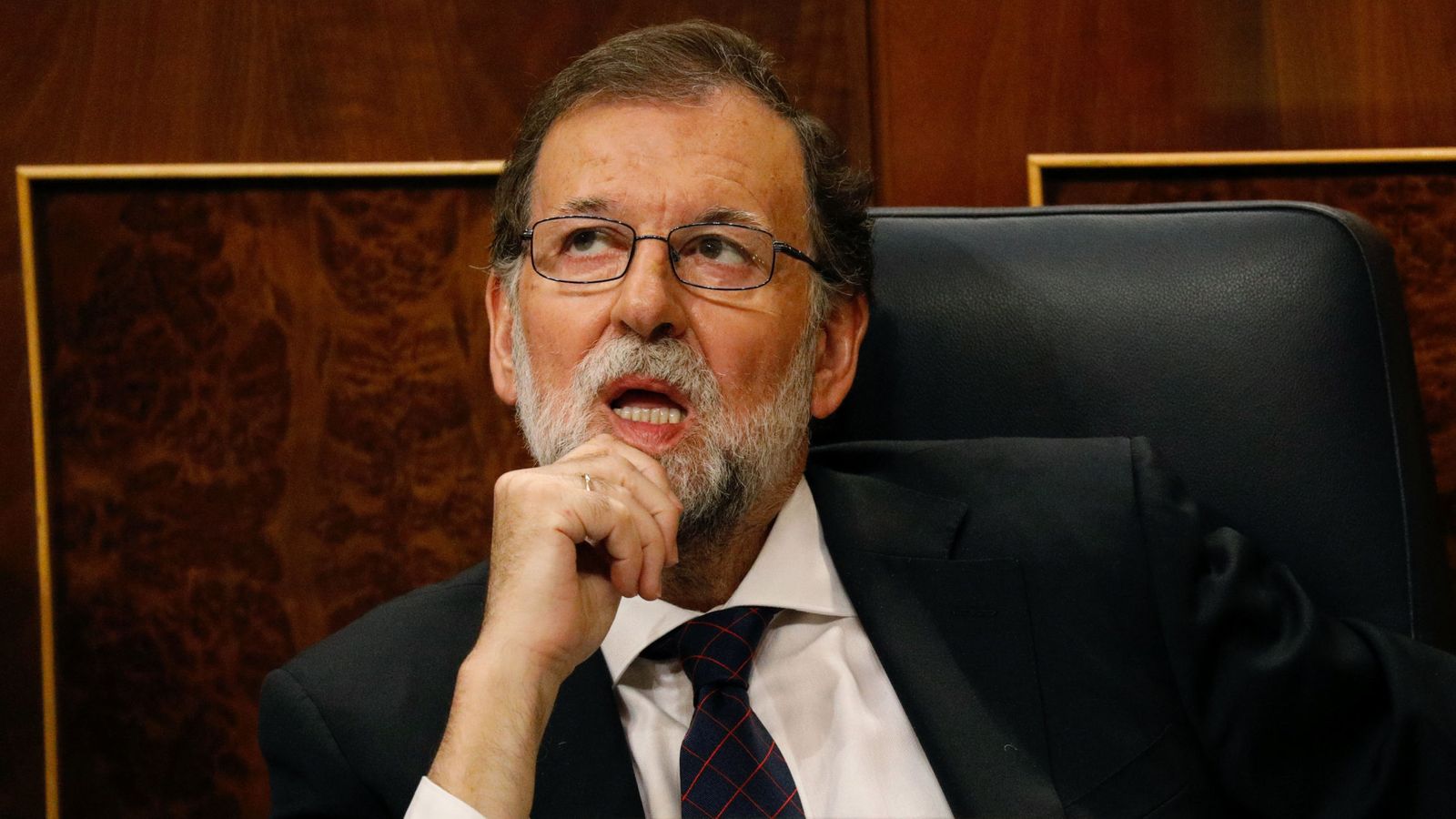 Foto: Mariano Rajoy, durante el Pleno del Congreso en el que ha respondido sobre el caso Gürtel. (Reuters)