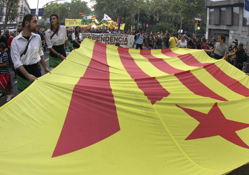 Foto: Manifestación de la Diada nacional de Cataluña