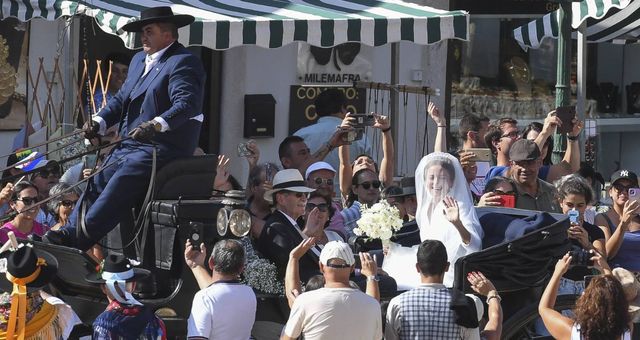 Imagen de la boda de María Francisca de Portugal. (Gtres)
