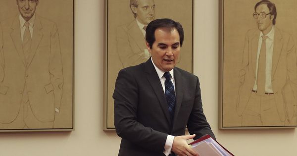 Foto: José Antonio Nieto, durante su comparecencia pública. (EFE)